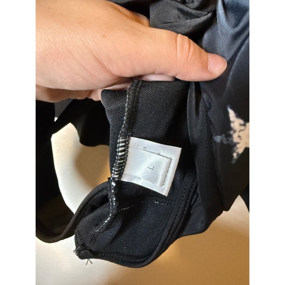 American Flag 2 Piece Swimsuit Skirt Set Womens Patriotic Stars & Stripes Sz L - Picture 3 of 8